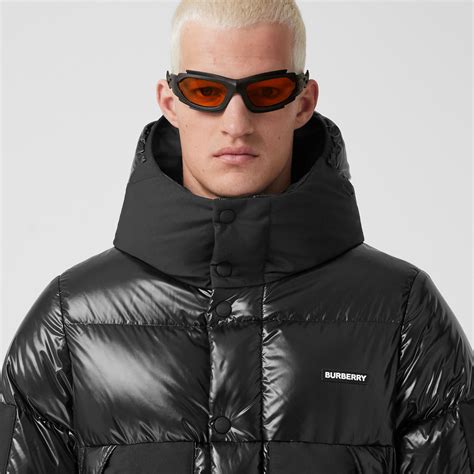 burberry lightweight hooded nylon anorak|Nylon Puffer Jacket in Black .